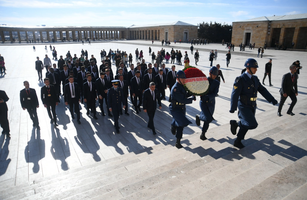 Bursaspor Anıtkabir'de! İşte o anlar...