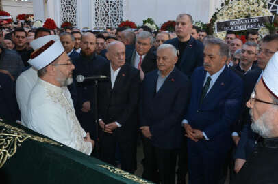 Binali Yıldırım'ın annesine son görev