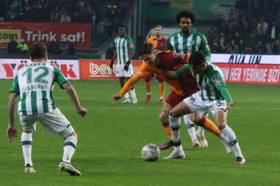 Galatasaray'a Konyaspor çelmesi: Galibiyet serisi bitti!