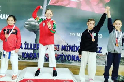 ‘Bursa İller Arası Karate Şampiyonası’nda büyük başarı