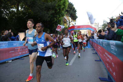 Maraton İzmir'e Kenya ve Etiyopyalı atletler damga vurdu   