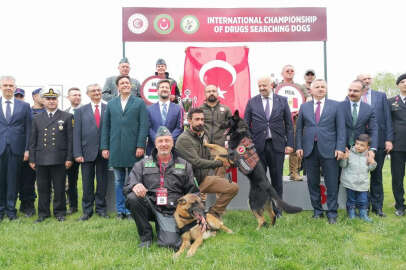 Narkotik Dedektör Köpekler Yarışması’nda 'Nobel' birinci