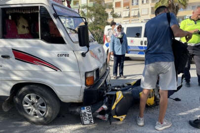 Antalya Gazipaşa'da kamyonetle motosiklet çarpıştı!