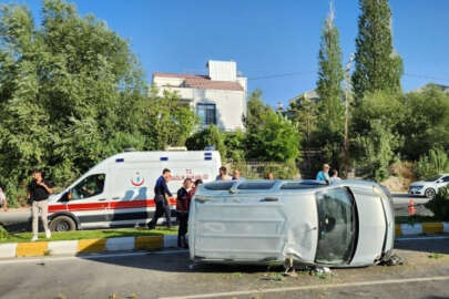 Van'da trafik kazası!