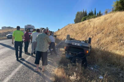 Adıyaman'da otomobilin şarampole yuvarlanması sonucu 1 kişi öldü!