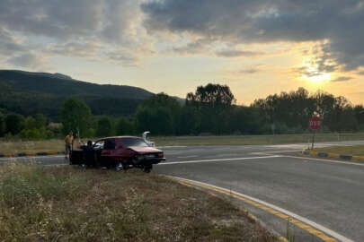 Karabük'te meydana gelen trafik kazasında 1 kişi yaralandı