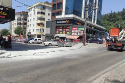 Bursa'da elektrik direğinde patlama!