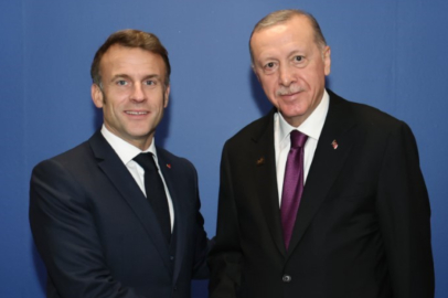 Cumhurbaşkanı Erdoğan, Fransa Cumhurbaşkanı Macron ile görüştü