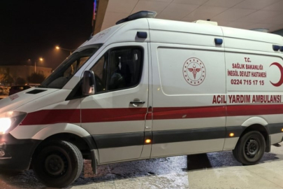 Bursa'da ambulans şoförü saldırıya uğradı