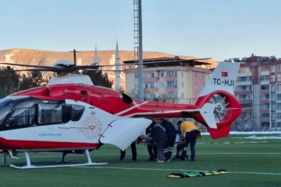 Ambulans helikopter 17 yaşındaki genç için havalandı!