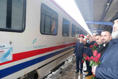 Doğu Ekspresi Erzurum durağında mola verdi