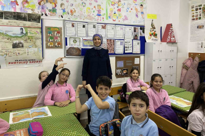 Suriyeli çocuğun sınıf arkadaşlarına vedası duygu dolu anlar yaşattı