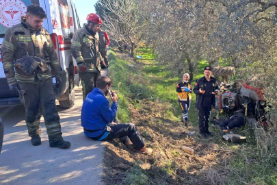 Tamire götürmek istediği traktörün altında kalan sürücü hayatını kaybetti