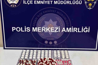 Polisin “Şok” uygulamasında 133 adet sentetik ecza ele geçirildi